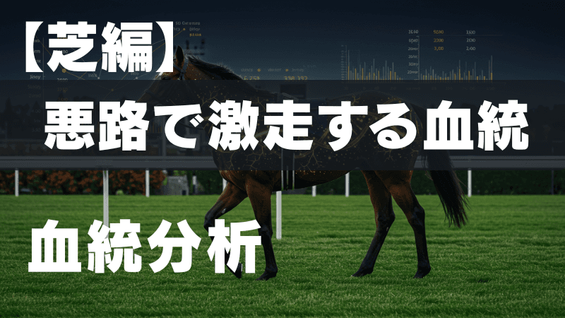 【芝×重馬場×血統】道悪(稍重、重、不良)で浮上する種牡馬|雨の日こそ狙える!